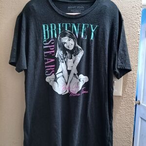 Britney Spears Black Graphic Tee - Short Sleeve